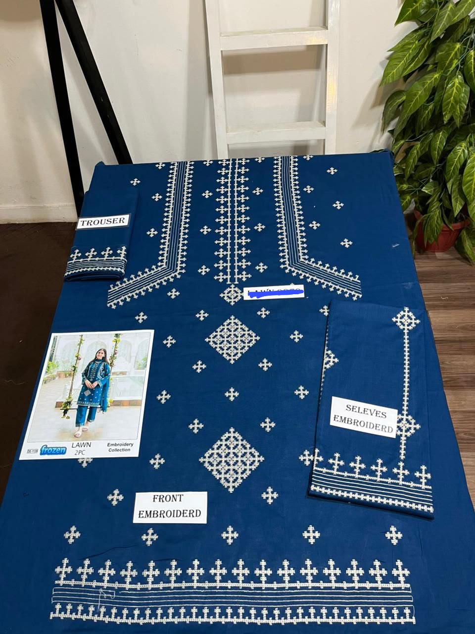 2-Piece | Premium Embroidered Winter Suit – DE-1150W