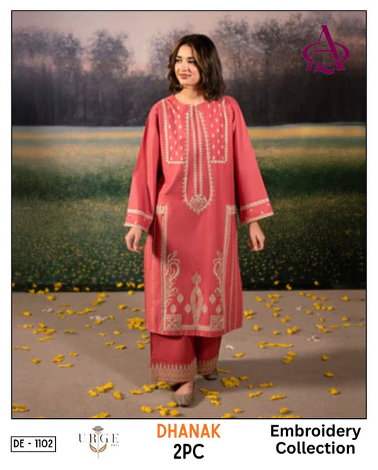 2-Piece | Premium Embroidered Winter Suit – DE-1102D