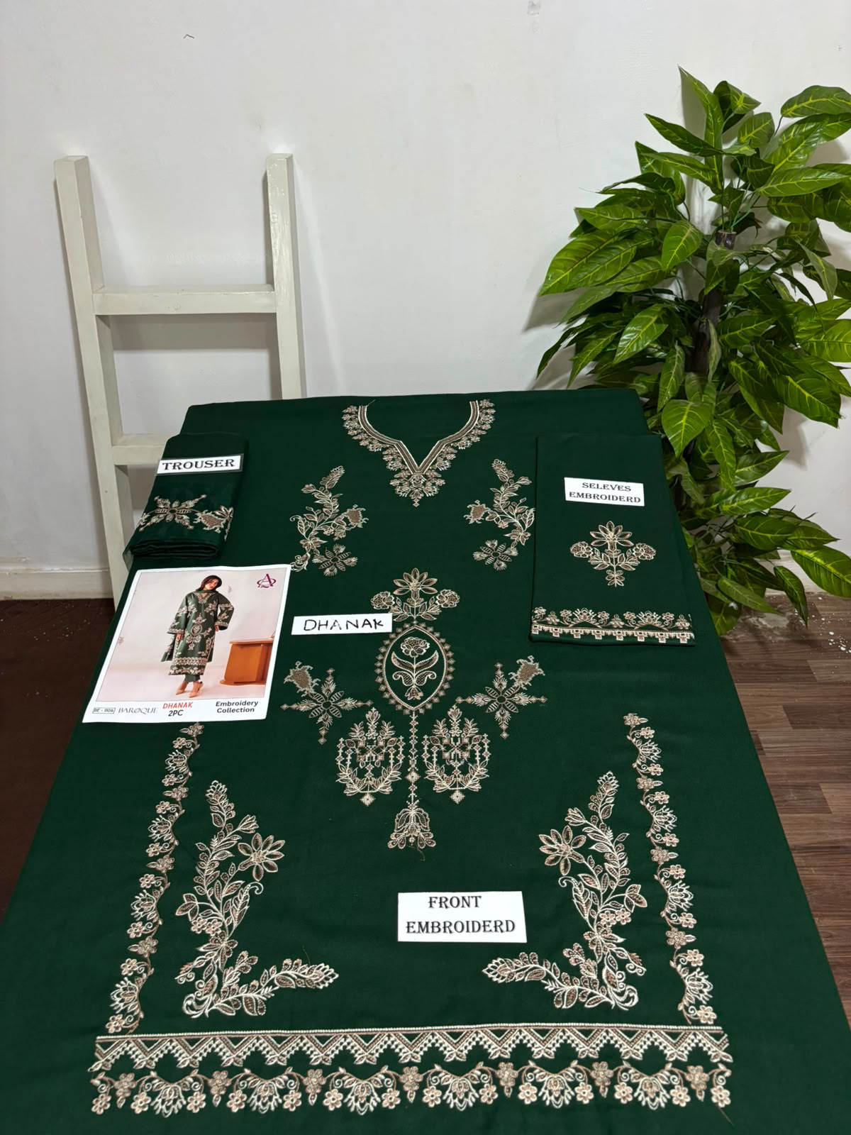 2-Piece | Premium Embroidered Winter Suit – DE-1106