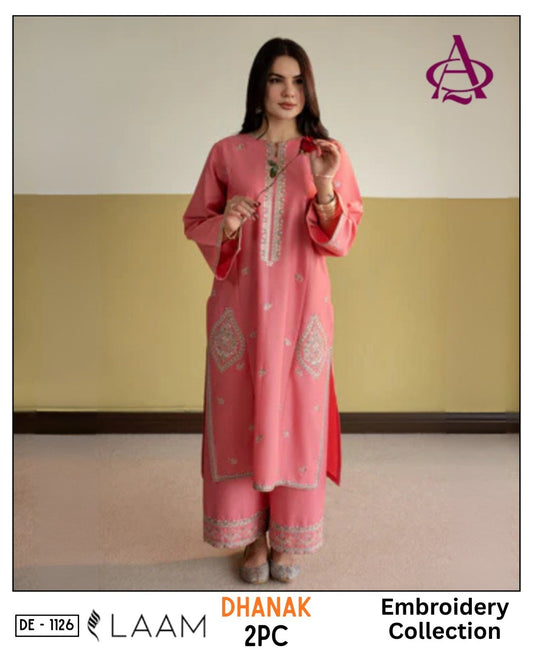 2-Piece | Premium Embroidered Winter Suit – DE-1126W