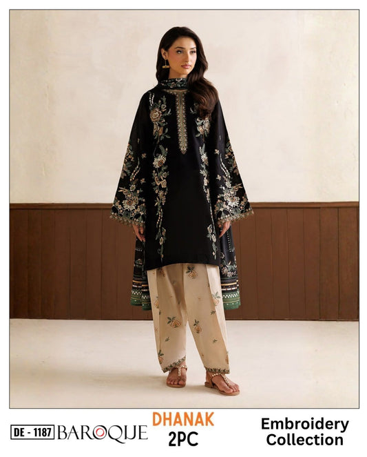 2-Piece | Premium Embroidered Winter Suit – DE-1187