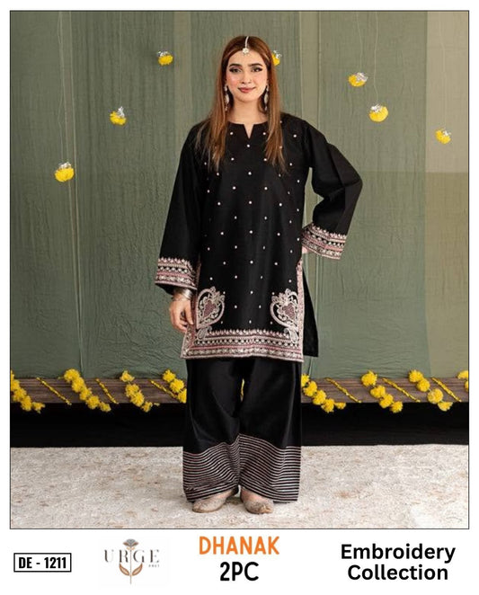 2-Piece | Premium Embroidered Winter Suit – DE-1211
